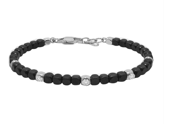 Bracciale H2on Uomo Bracciali in Acciaio Diamante HO061-D3 - HO061-D3